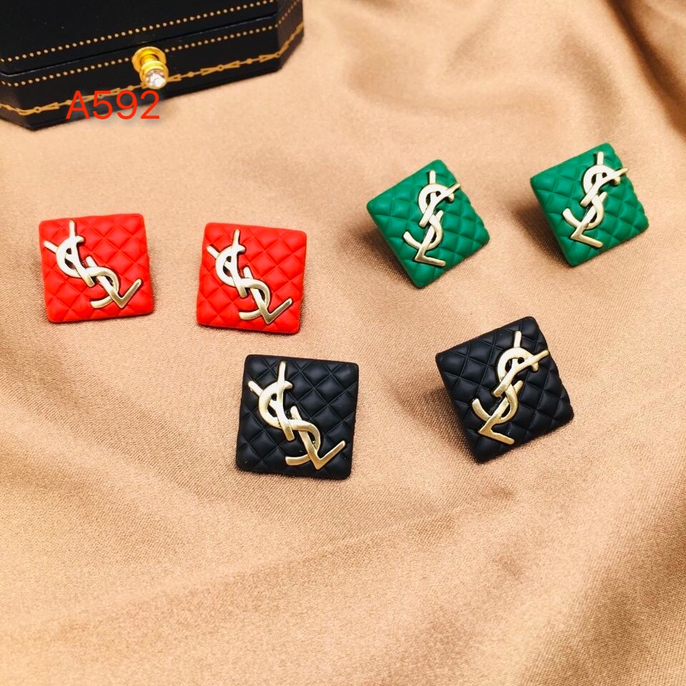 "Special Sales!" Ysl earrings Green color