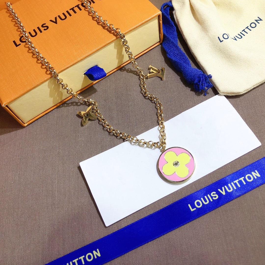 X409    LV necklace 107376