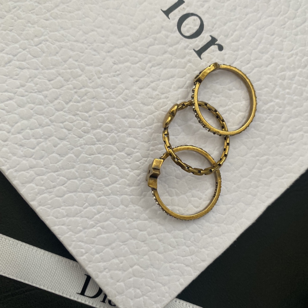 JZ016 Dior ring 3in1 set 104995