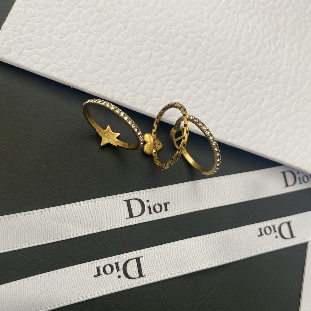 JZ016 Dior ring 3in1 set 104995