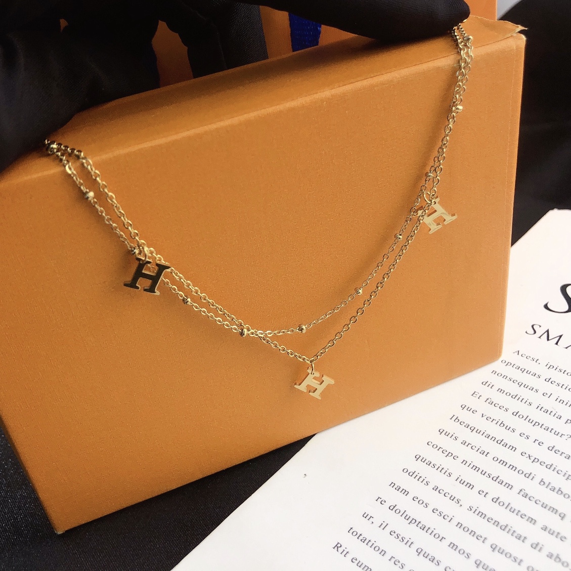 B003  Hermes anklet chain 104969