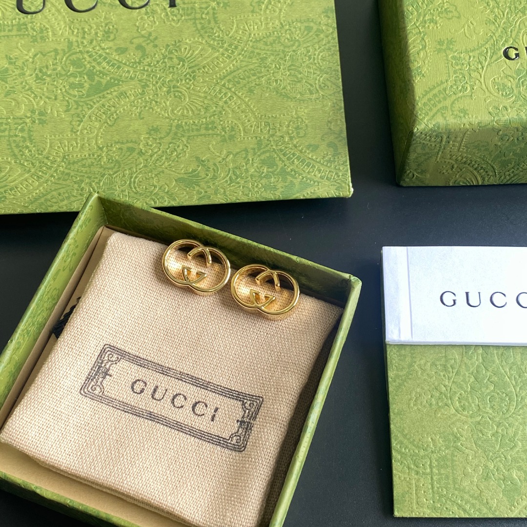 A791 Gucci designer stud earrings 108063