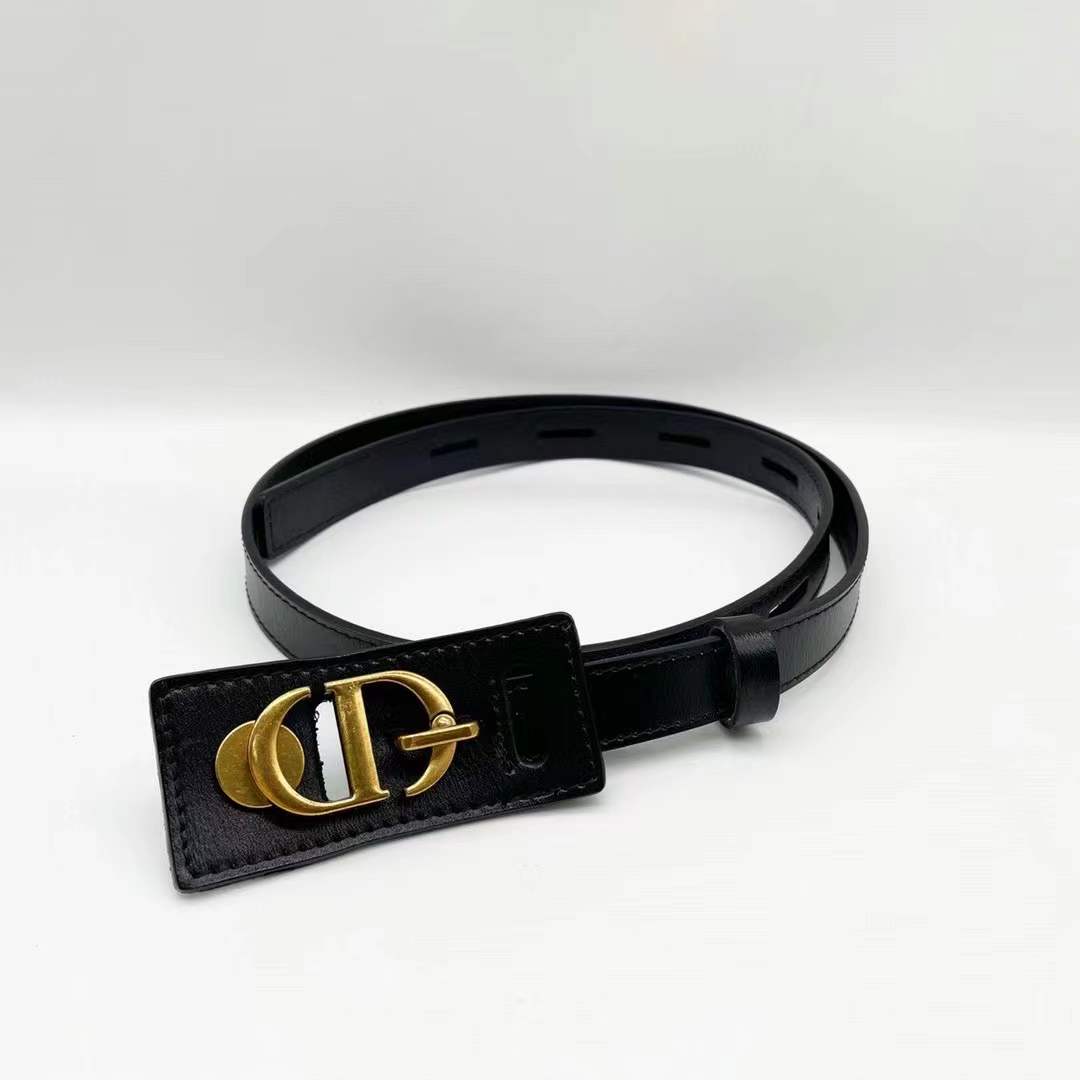 Dior calf leather belt