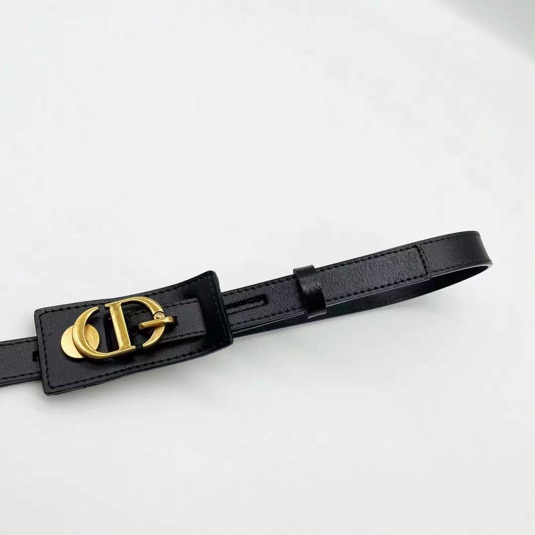 Dior calf leather belt