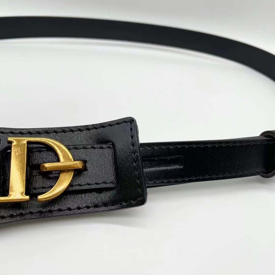 Dior calf leather belt