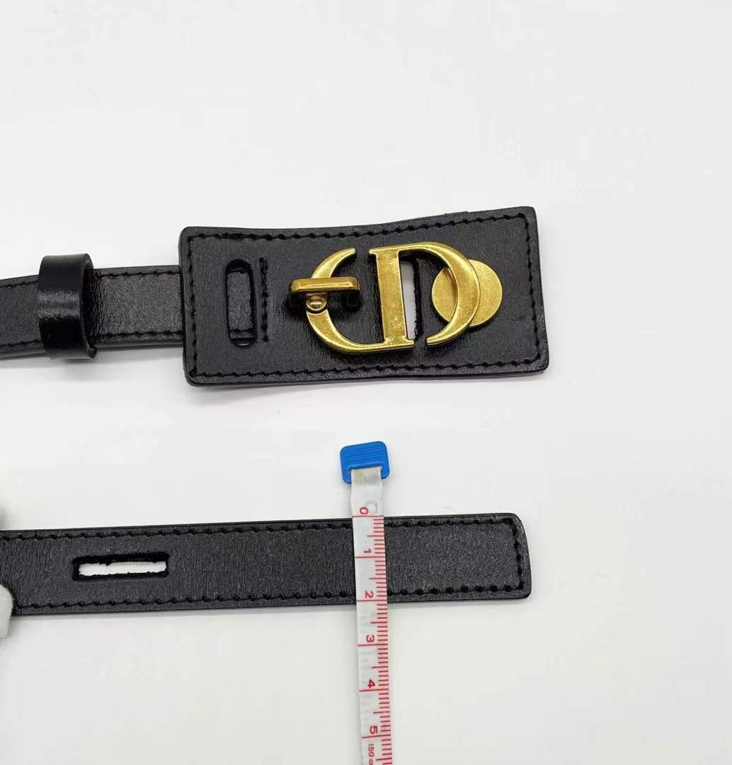 Dior calf leather belt