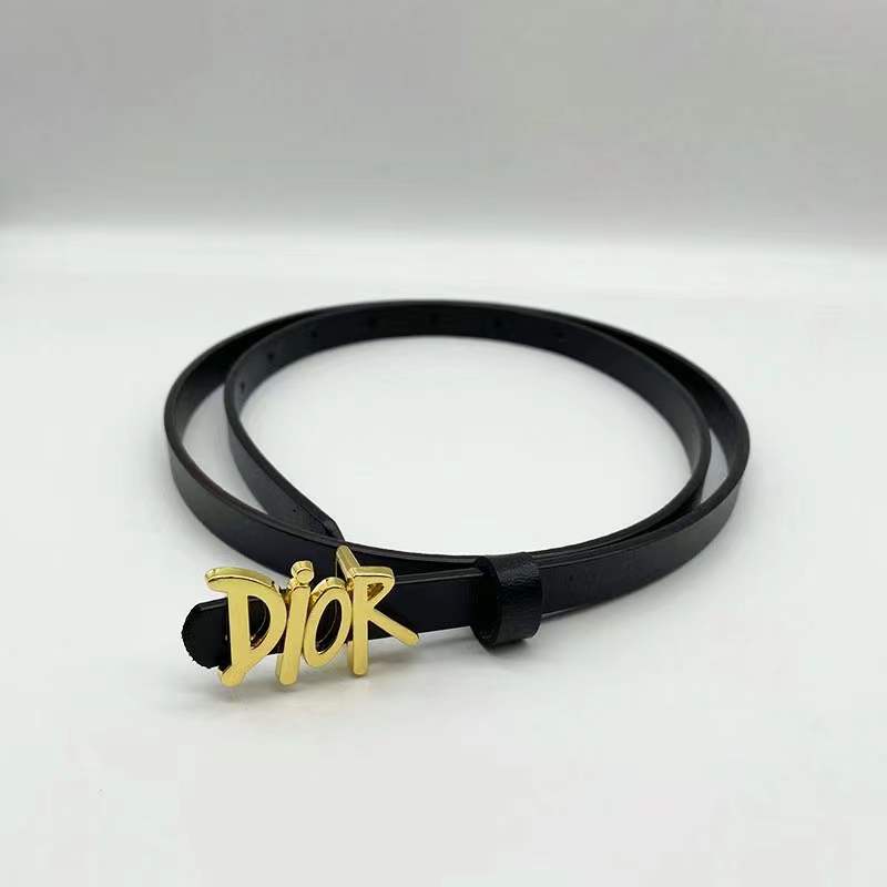 Dior cowskin leather belt