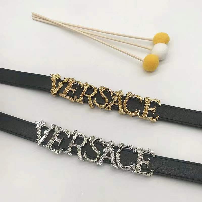 Versace cowskin leather belt