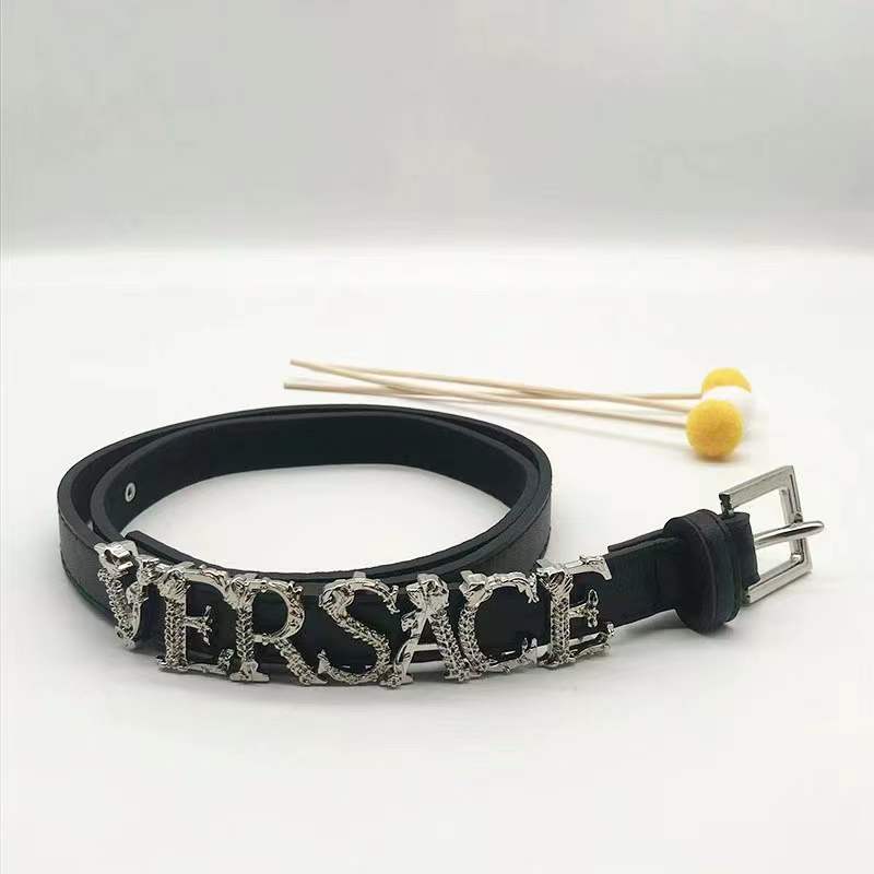 Versace cowskin leather belt