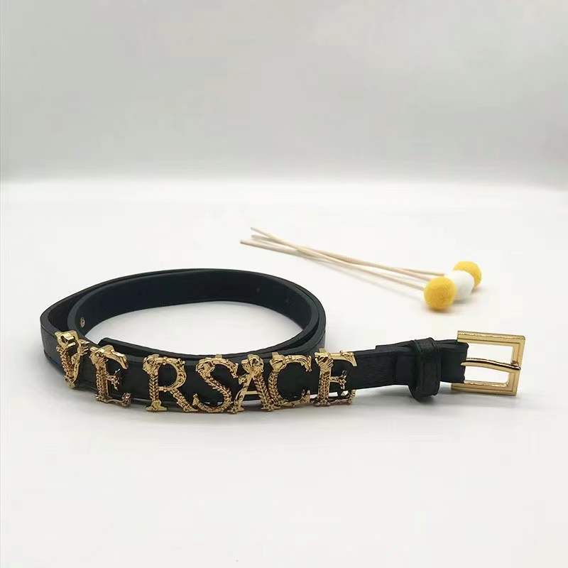 Versace cowskin leather belt