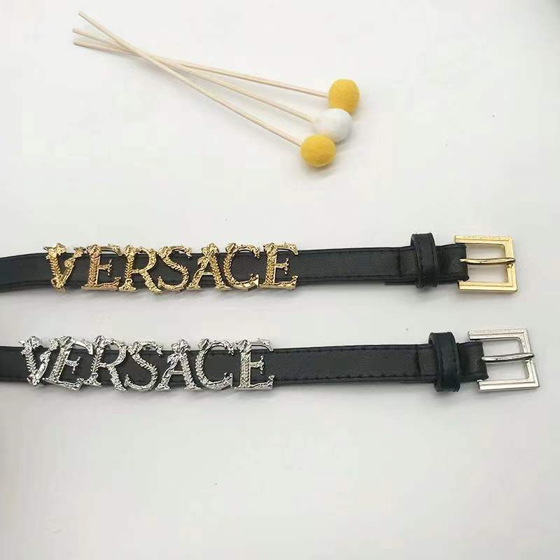 Versace cowskin leather belt