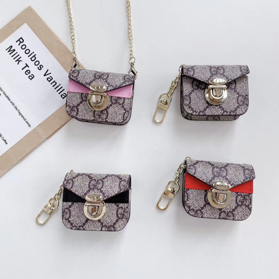 Gucci earphone case with chain