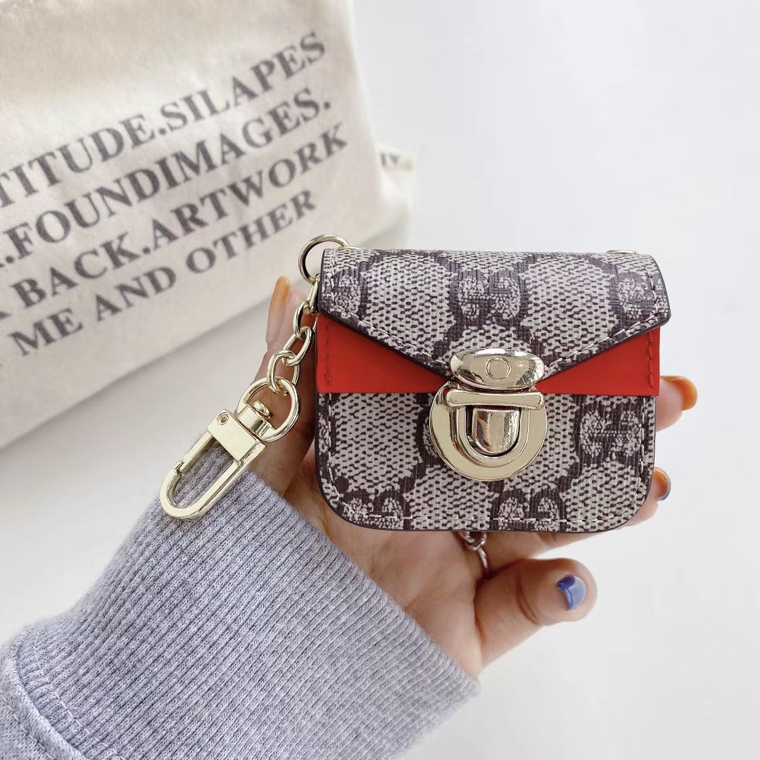 Gucci earphone case with chain