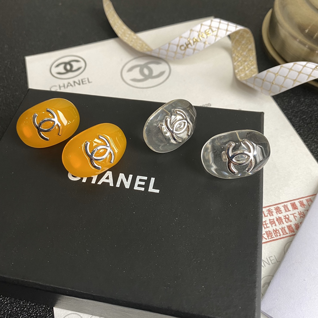 A859(Yellow) Chanel earring 108540
