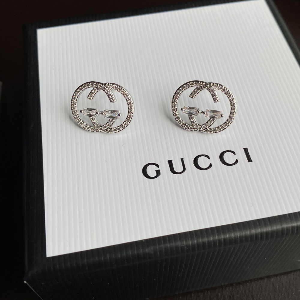 Hot sale A400 classic silver Gucci earring 108313