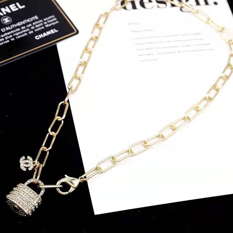 Chanel necklace lock for women