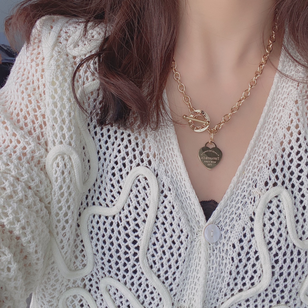 X436 Tiffany heart necklace 108740