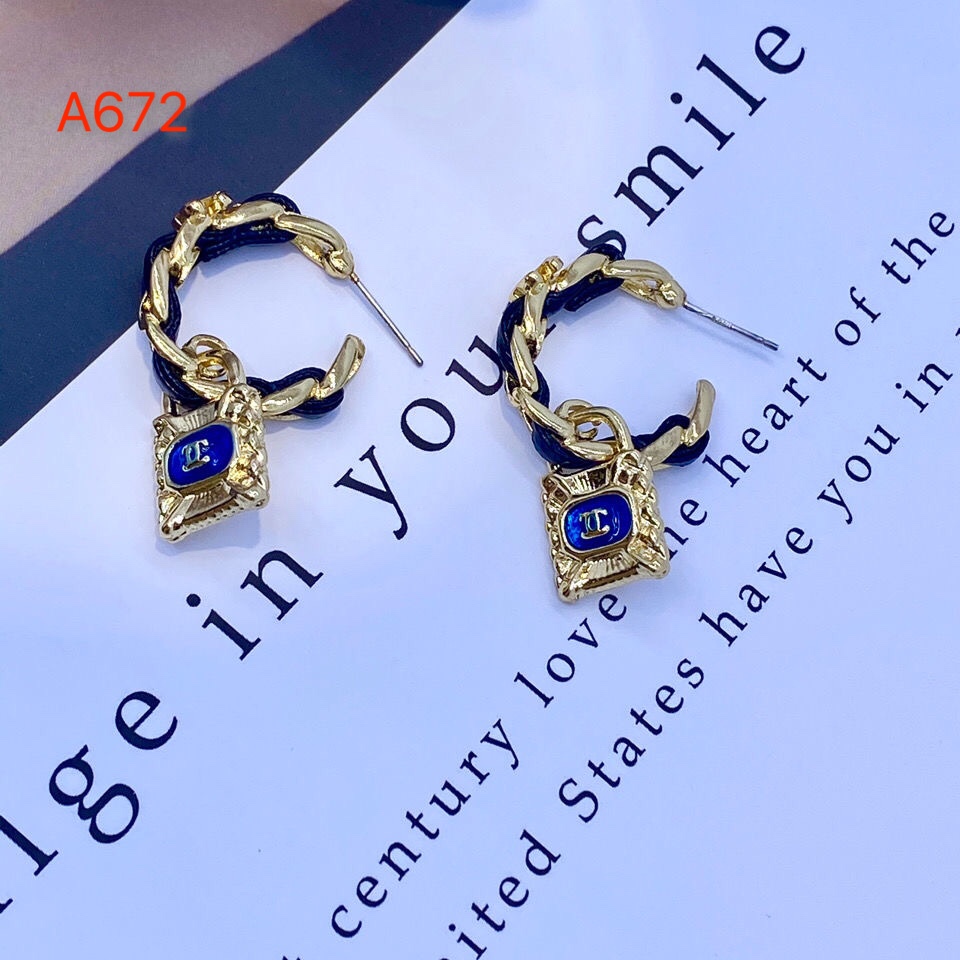 chanel earrings 108687