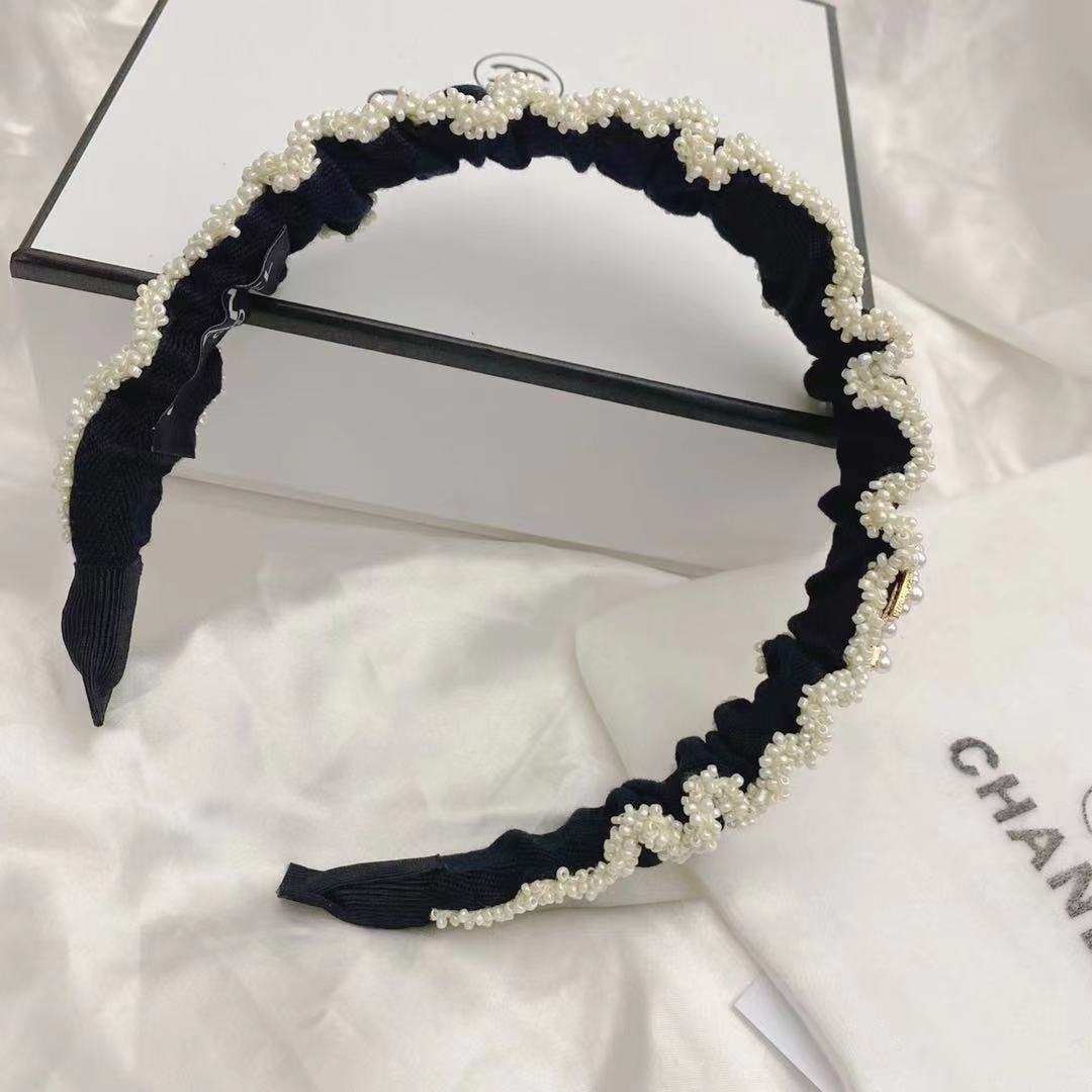 FG4021  Chanel pearls hairband 106430