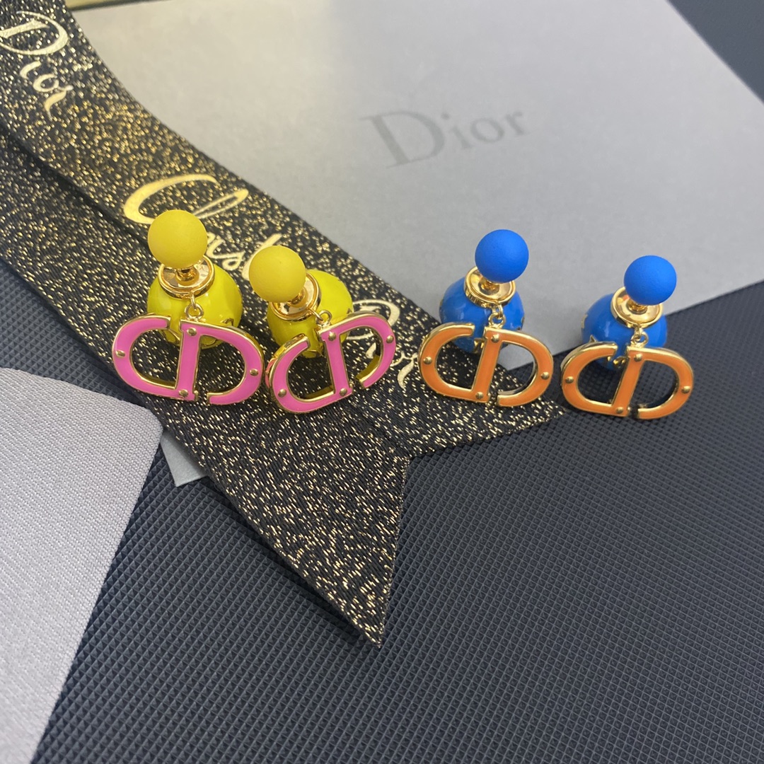 A974 Summer color Dior earrings
