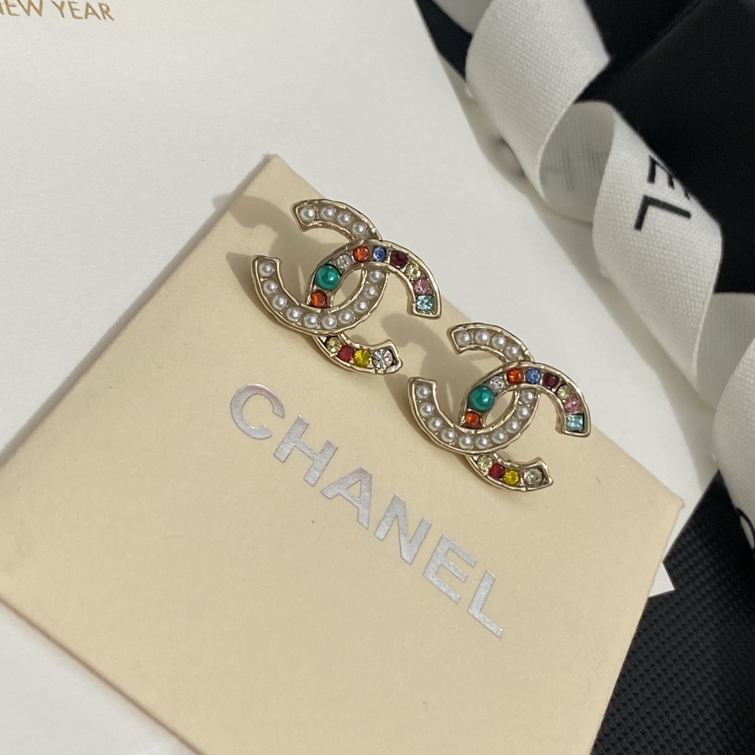 A990 Chanel colorful earrings 109438