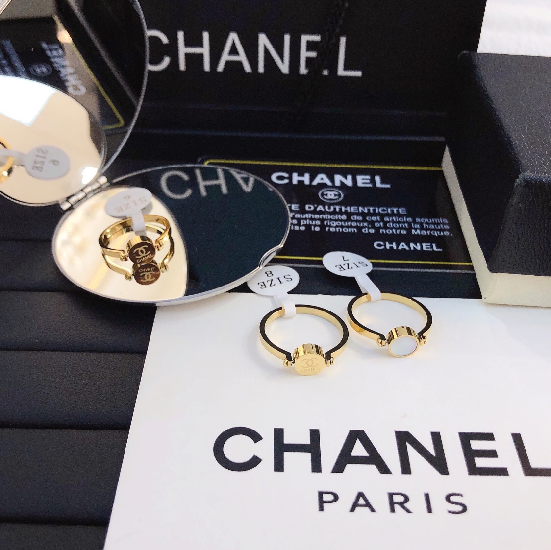 J040 Chanel ring double-face 109612