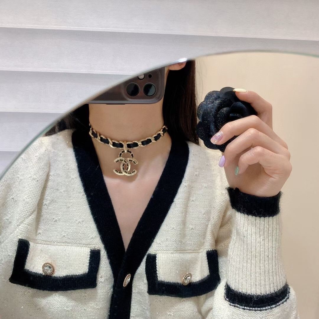 Chanel choker necklace 109709