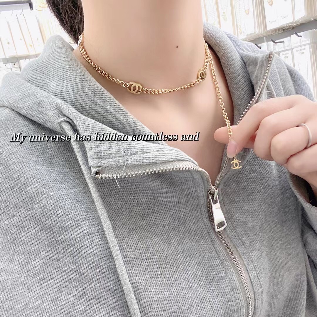 Chanel choker necklace 109743
