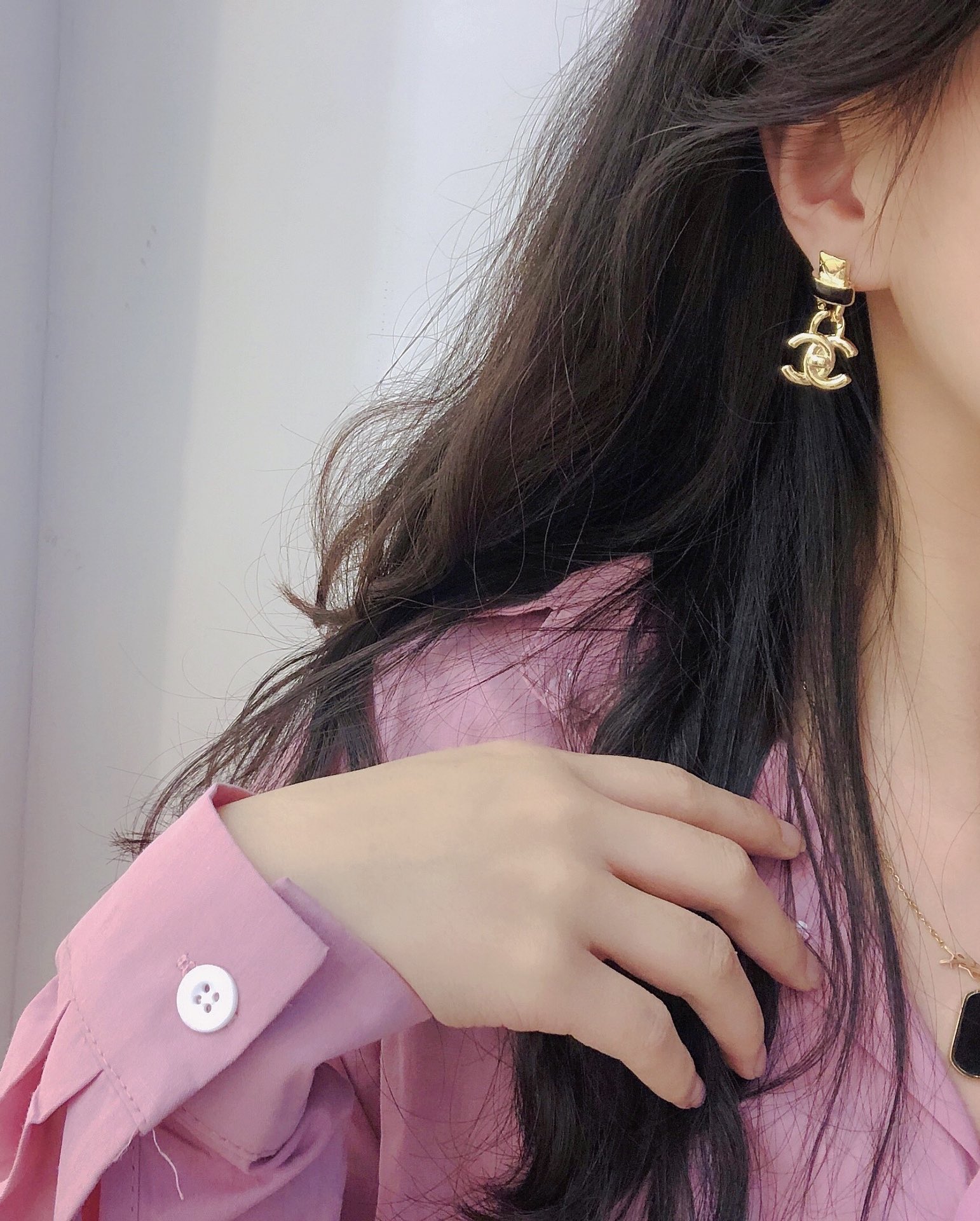 A444 Chanel earrings 109853