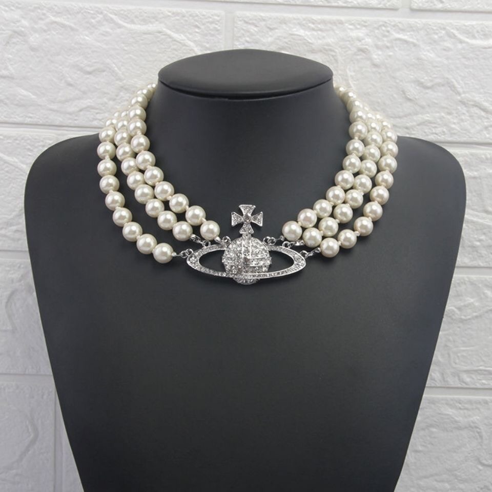 Vivienne Westwood pearls choker necklace 109938