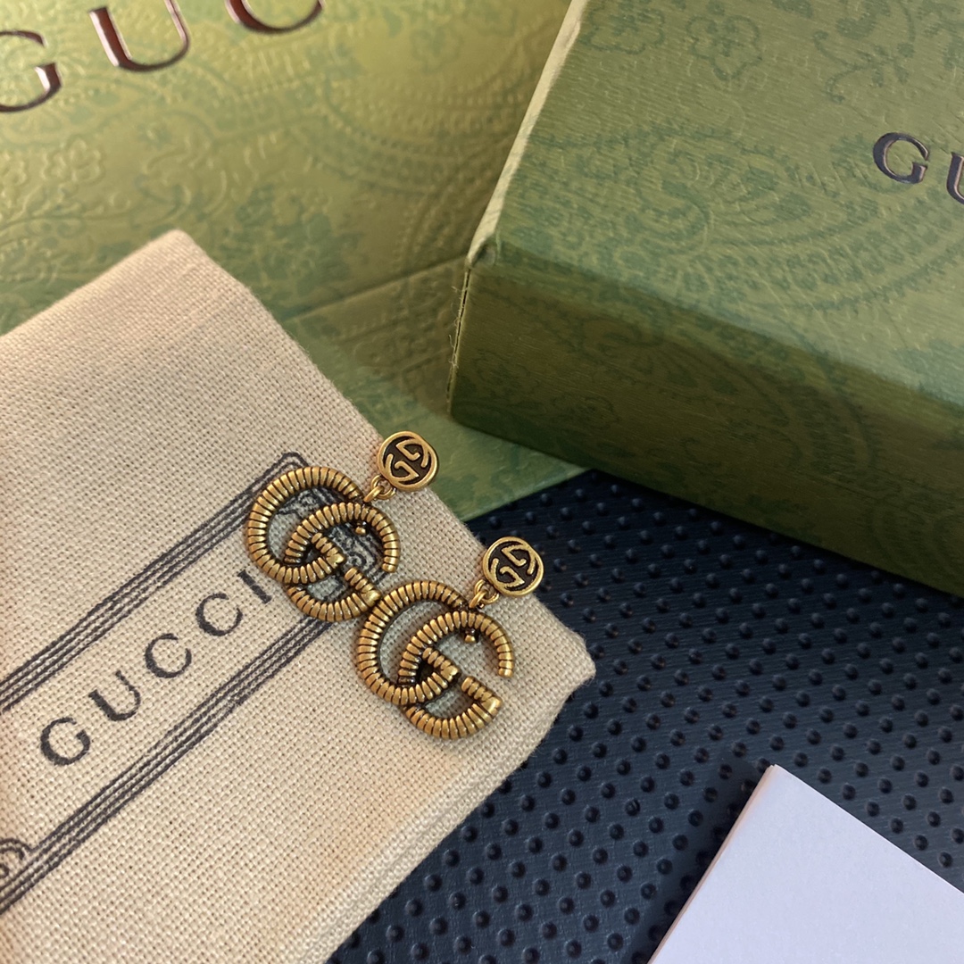 A159 Gucci copper earrings JS