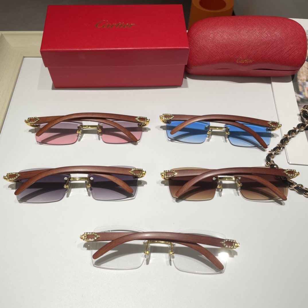 Cartier women/men sunglasses 2401