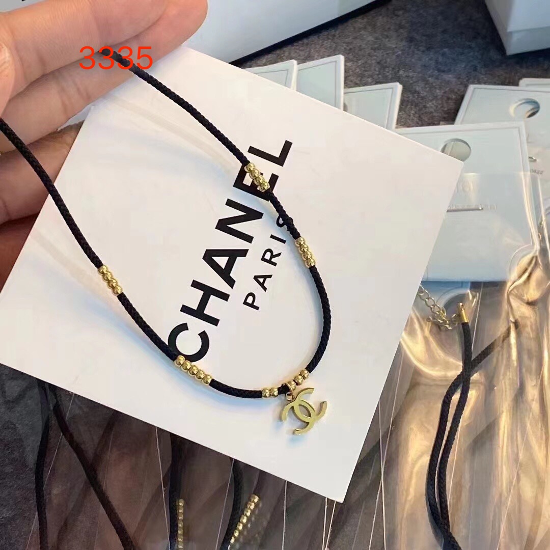 Chanel Titanium steel necklace 110139