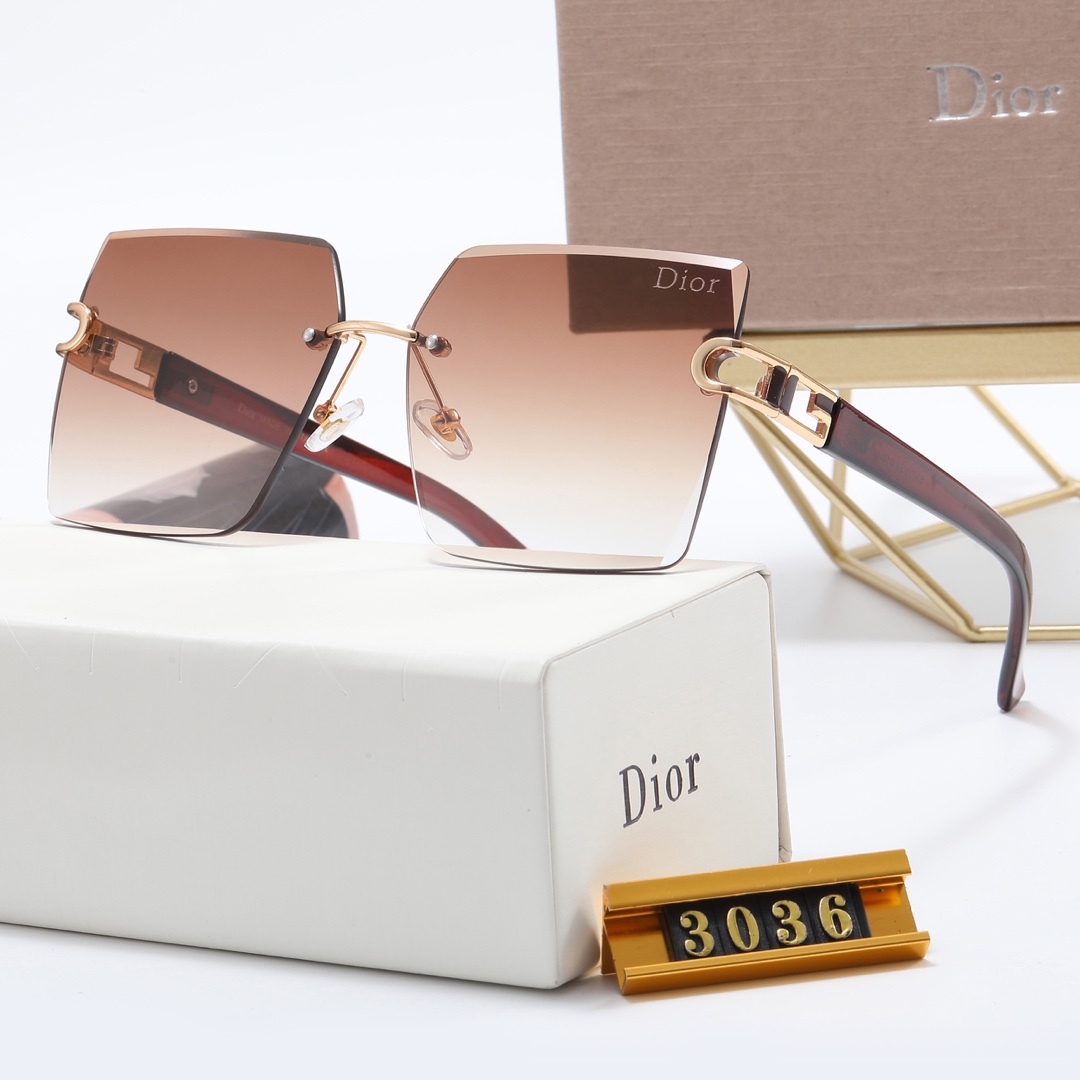 Dior Men/Women Sunglasses 3036