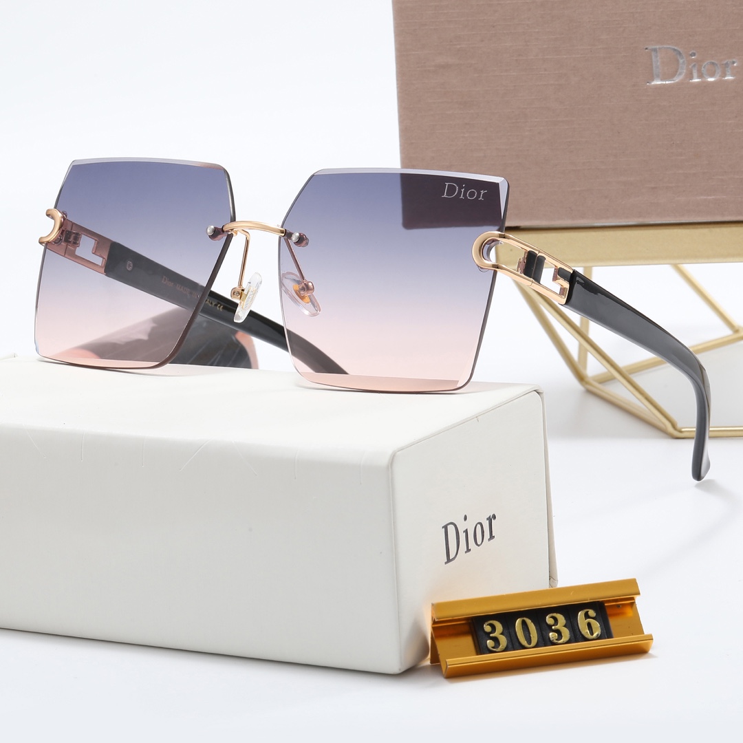 Dior Men/Women Sunglasses 3036