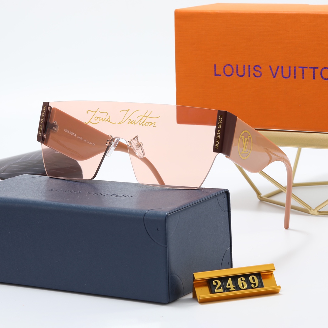 LV Louisvuitton Men/Women Sunglasses 2469
