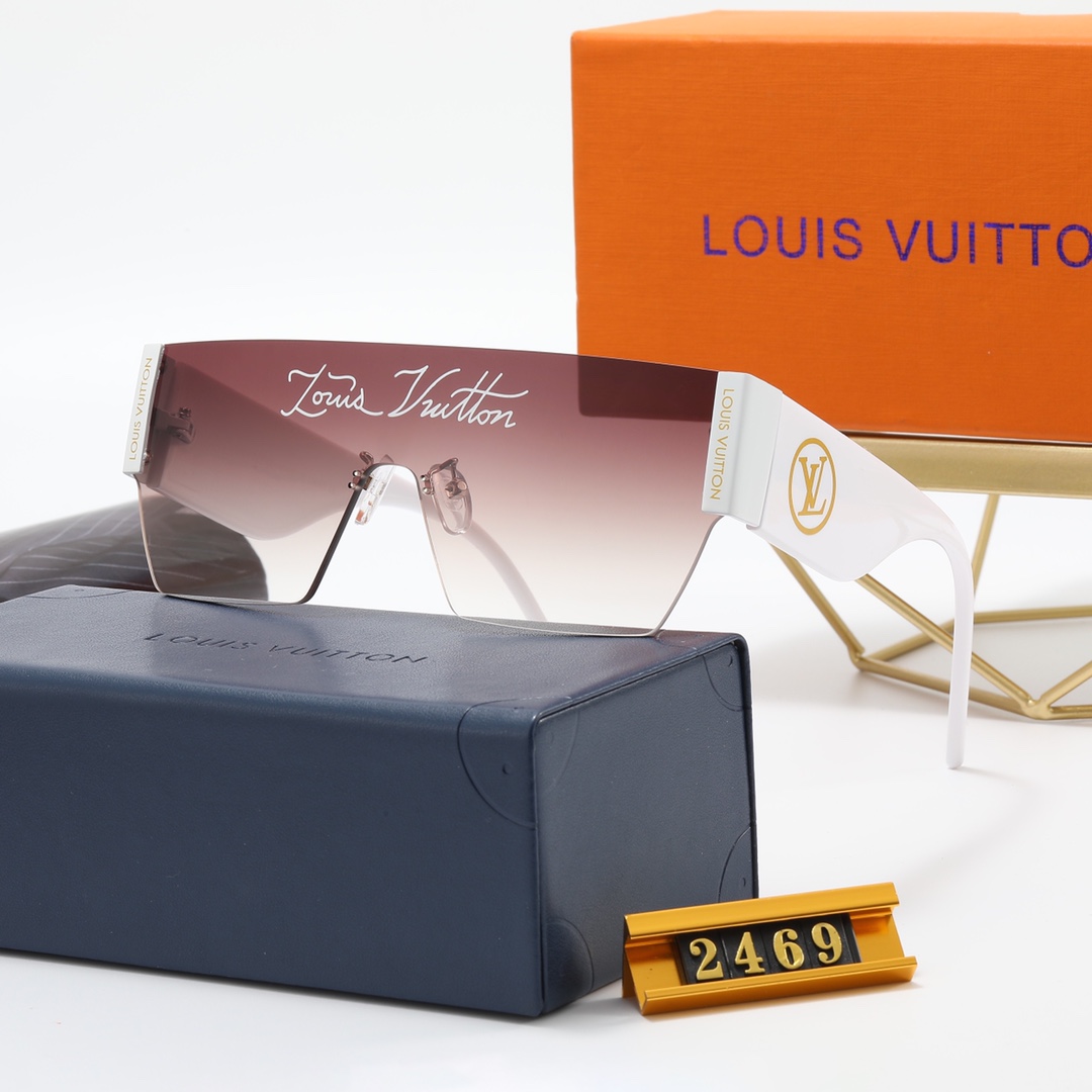 LV Louisvuitton Men/Women Sunglasses 2469