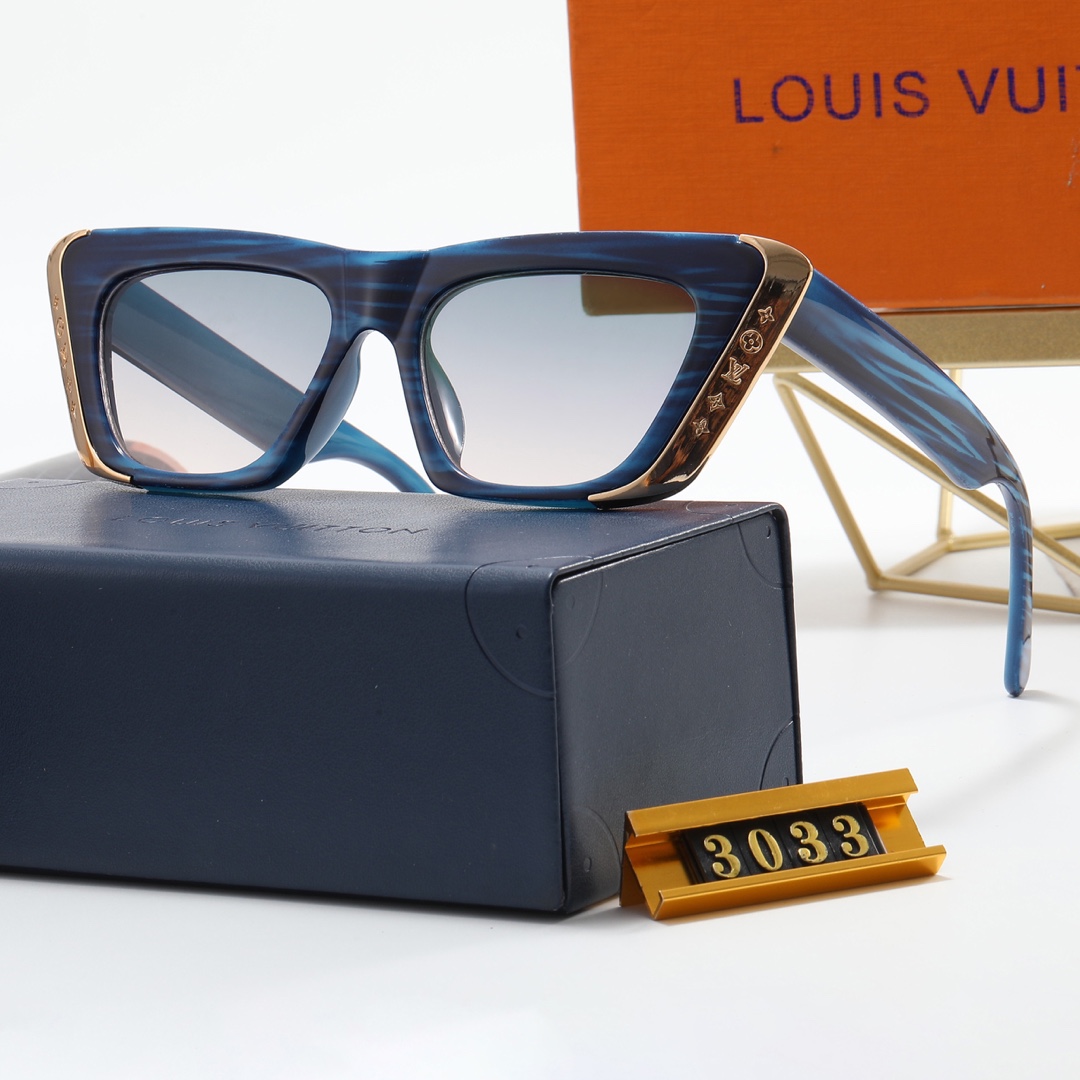 LV Louisvuitton Men/Women Sunglasses 3033