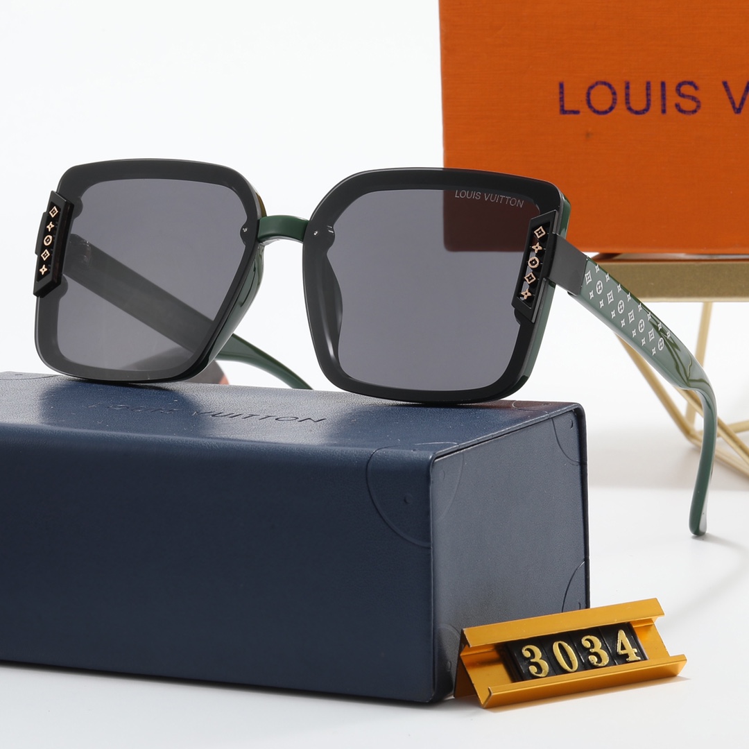 LV Louisvuitton Men/Women Sunglasses 3034