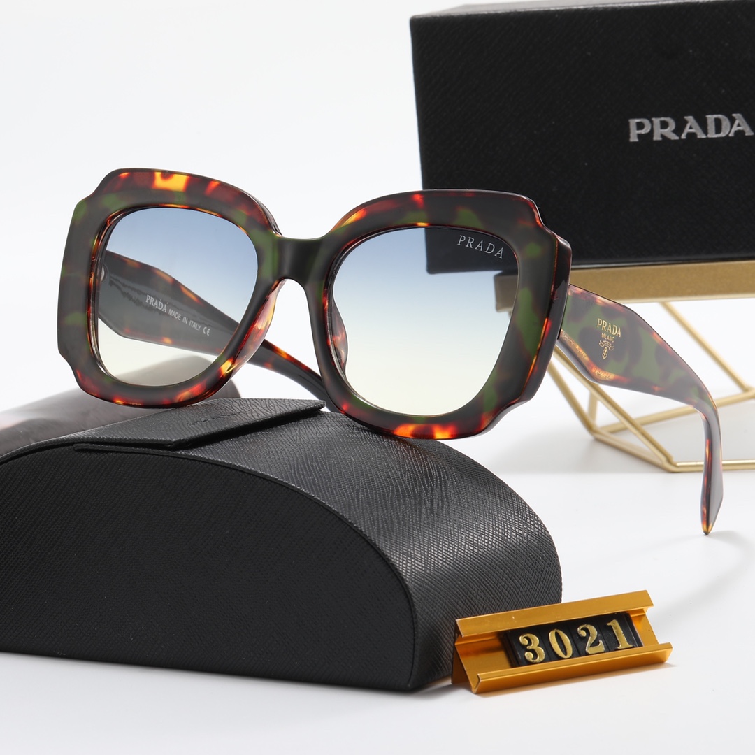 Prada Men/Women Sunglasses 3021