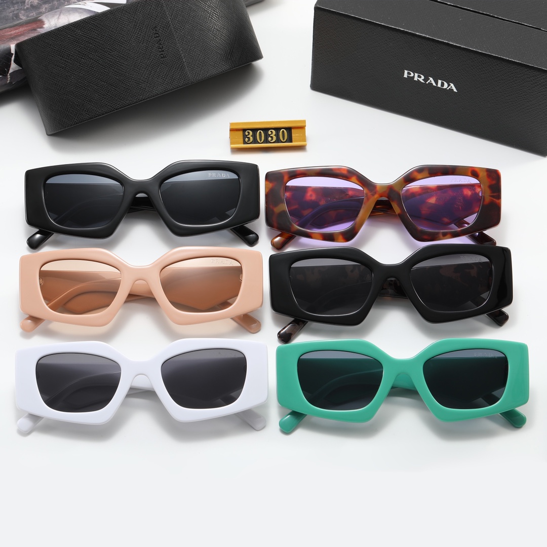 Prada Men/Women Sunglasses 3030