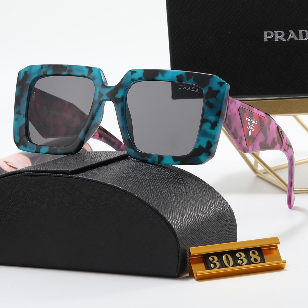 Prada Men/Women Sunglasses 3038