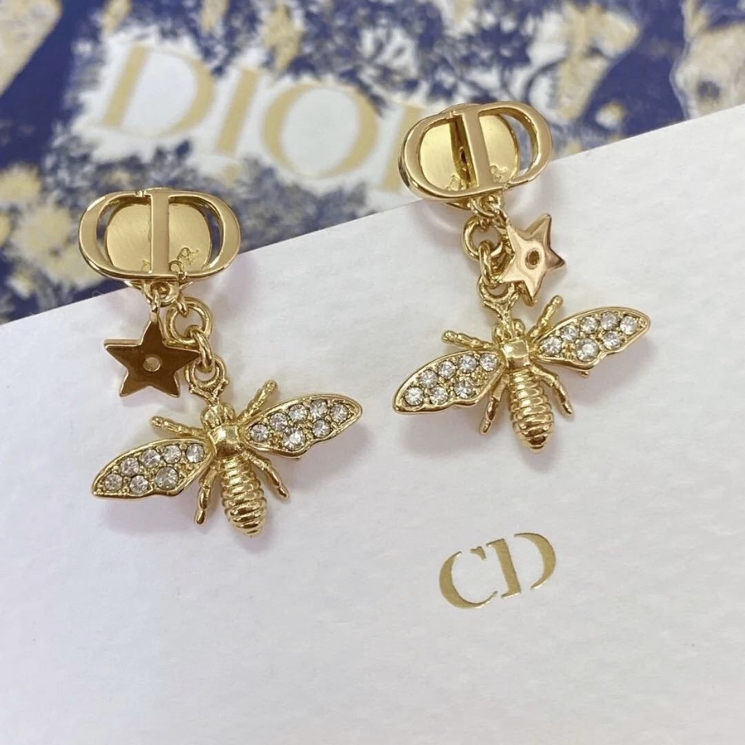 A281 Dior bee earrings 110193