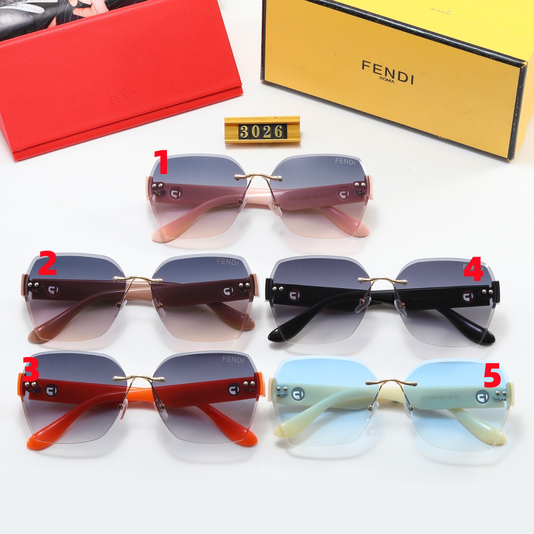 Fendi Men/Women Sunglasses 3026