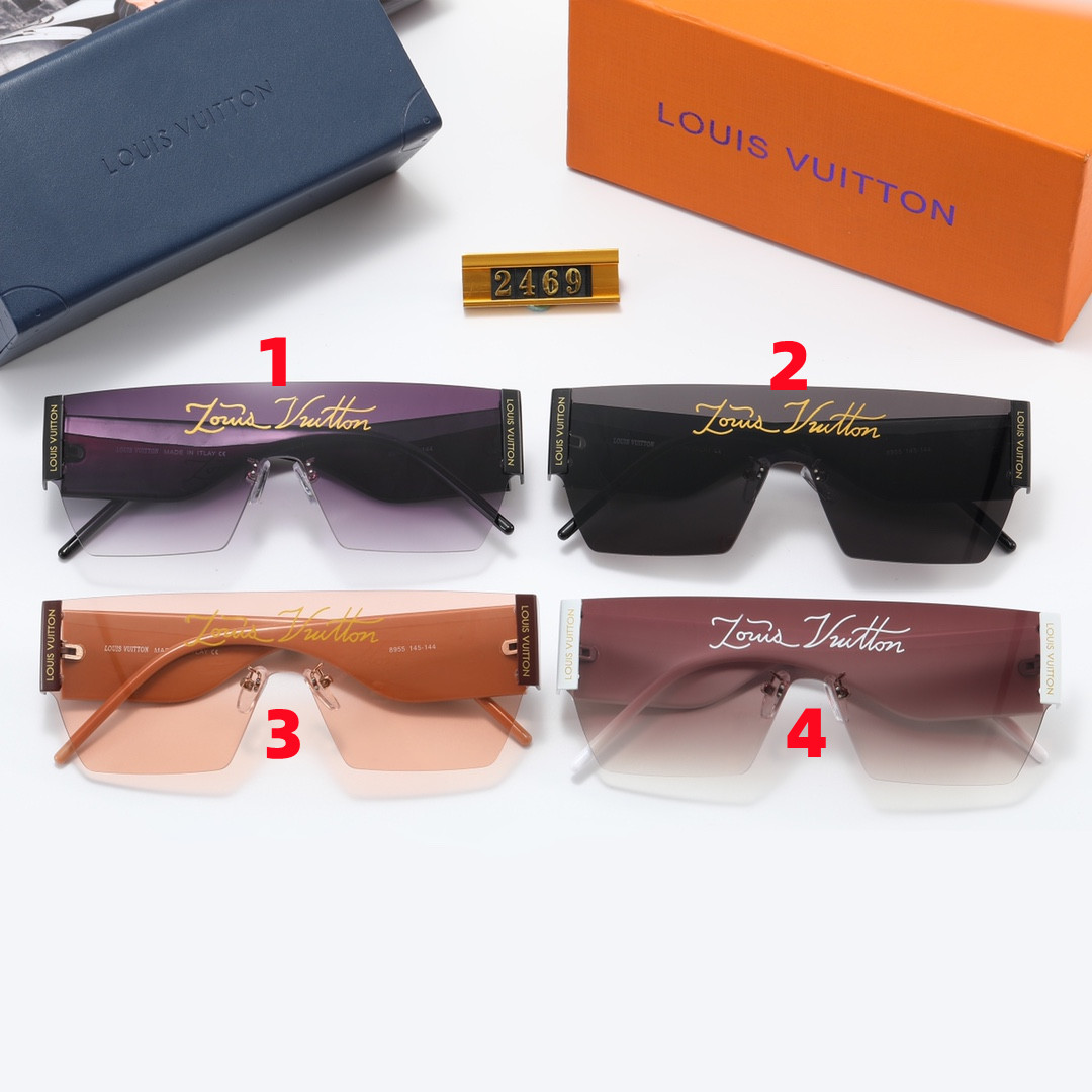LV Louisvuitton Men/Women Sunglasses 2469