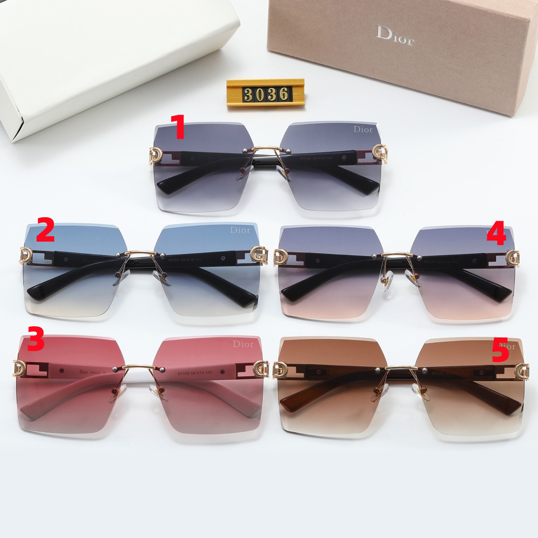 Dior Men/Women Sunglasses 3036