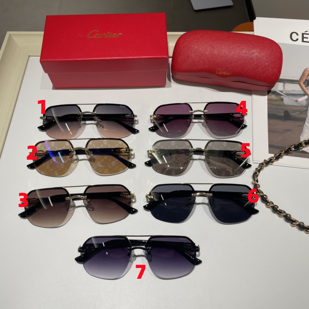Cartier women/men sunglasses 3057