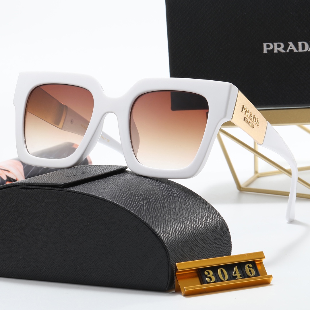 Prada Men Women Sunglasses 3046