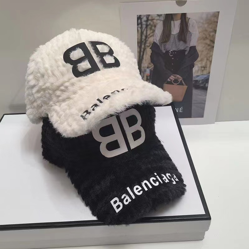 Blalenciaga hat winter