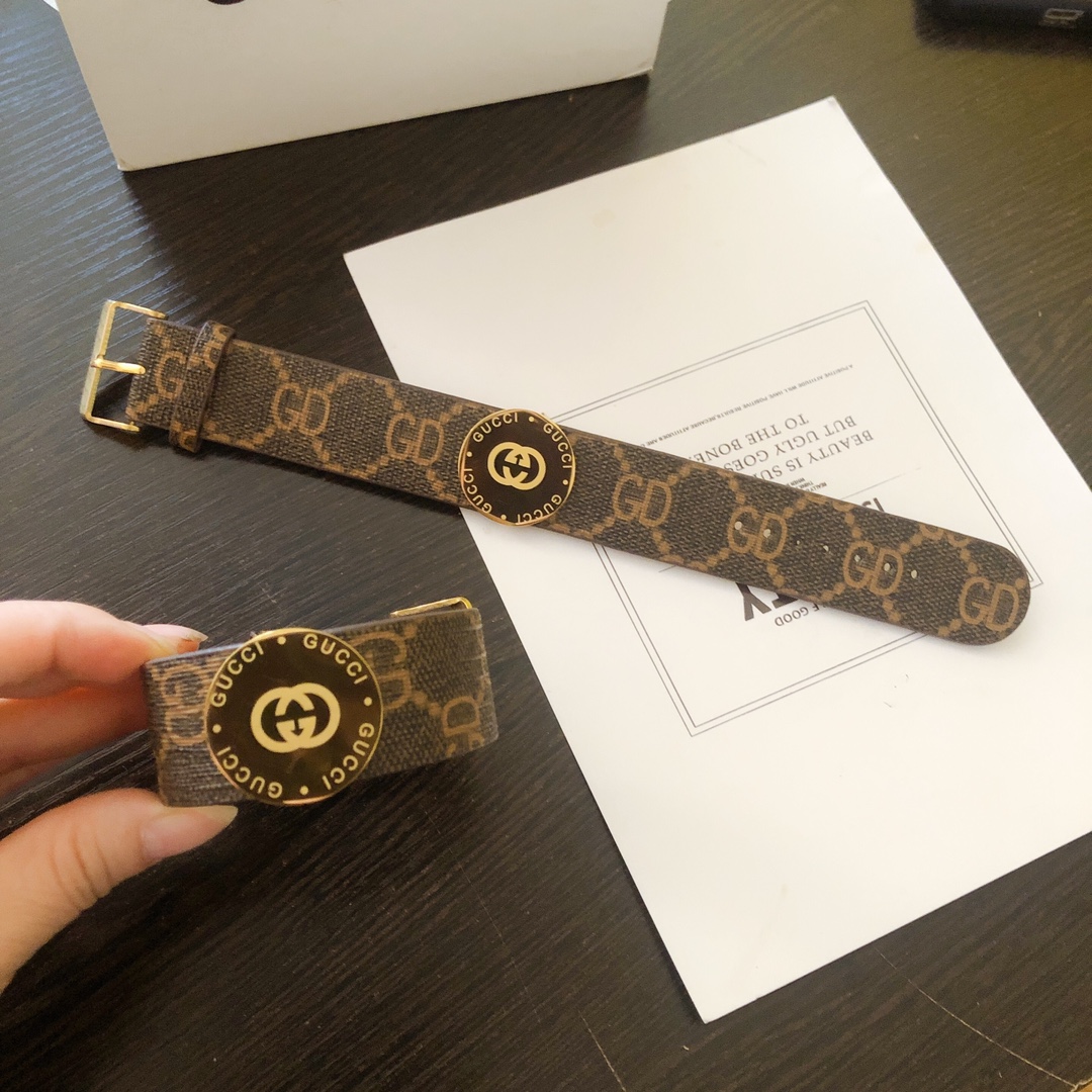 Gucci leather bracelet 110462